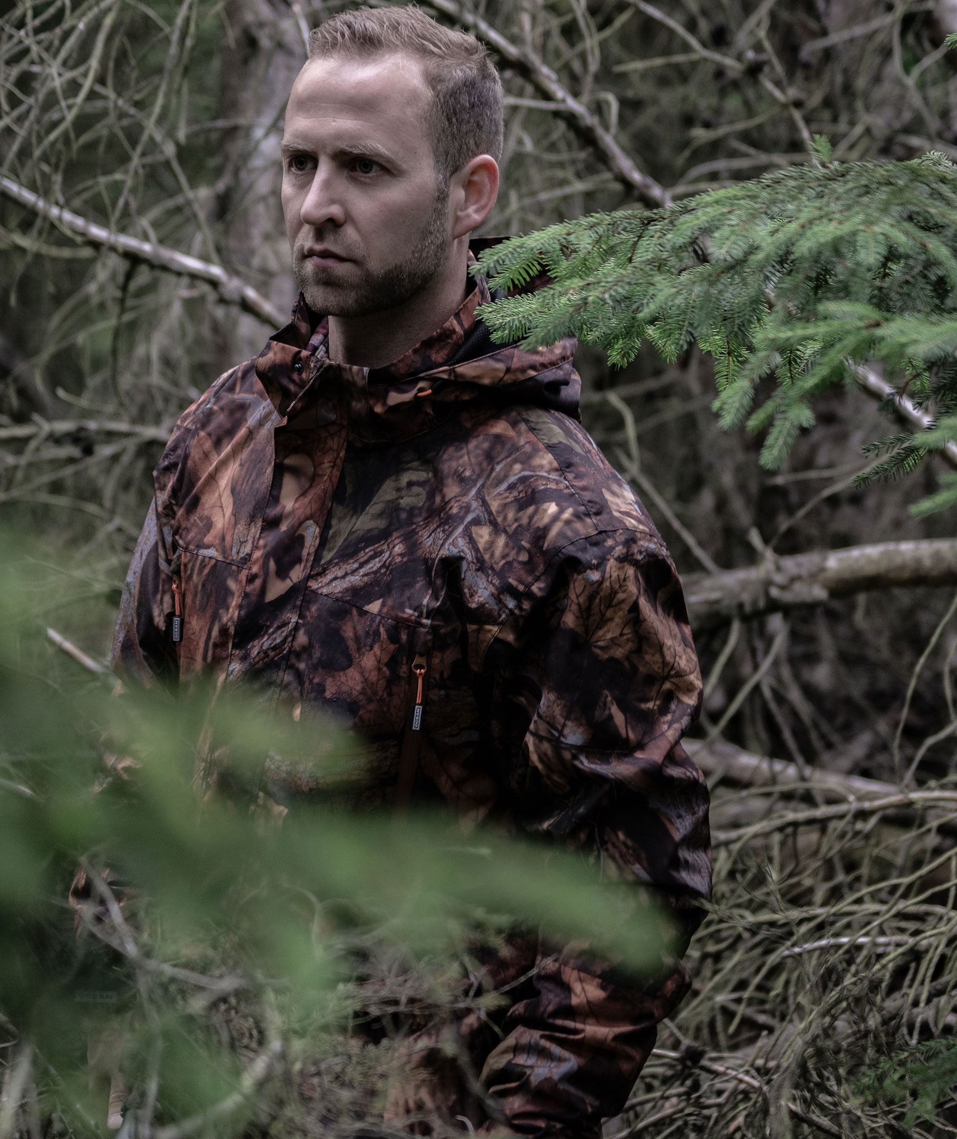 Ocean Outdoor High Performance regnjakke, Camouflage, large image number 10