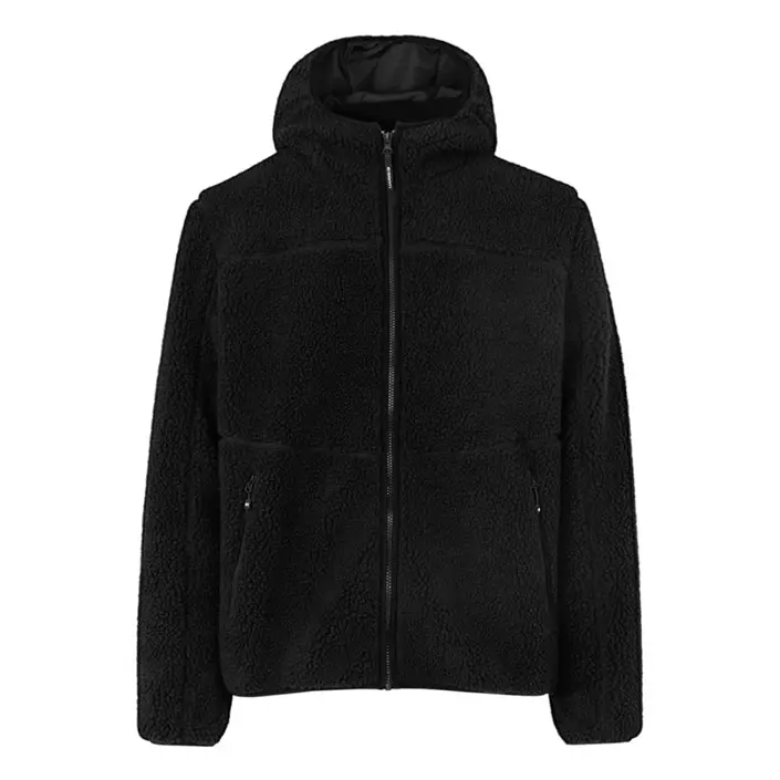 ID pile fleece jacket, Black, large image number 0