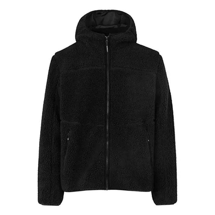 ID pile fleece jacket, Black, large image number 0