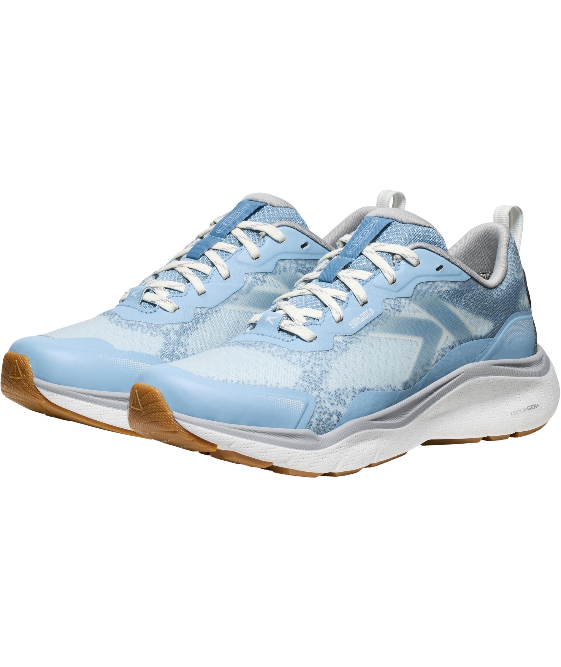 Keen Leiki WP women's hiking shoes, Skyway/star white, large image number 4