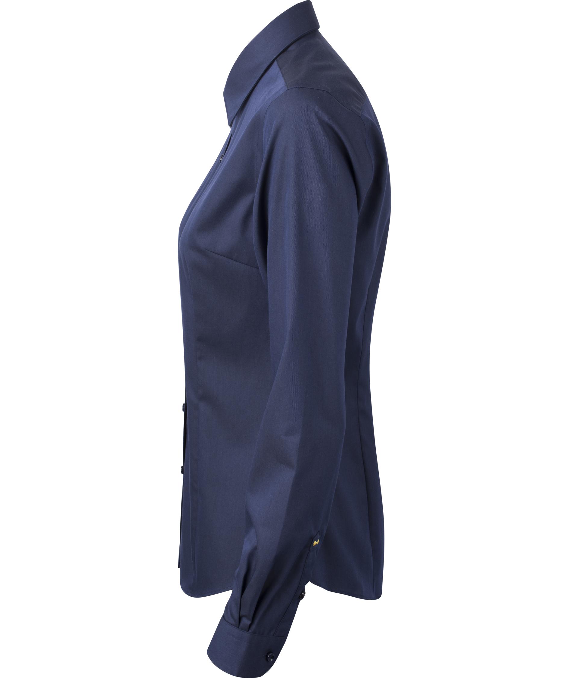 J. Harvest & Frost Twill Yellow Bow 50 lady fit shirt, Navy, Navy, large image number 2