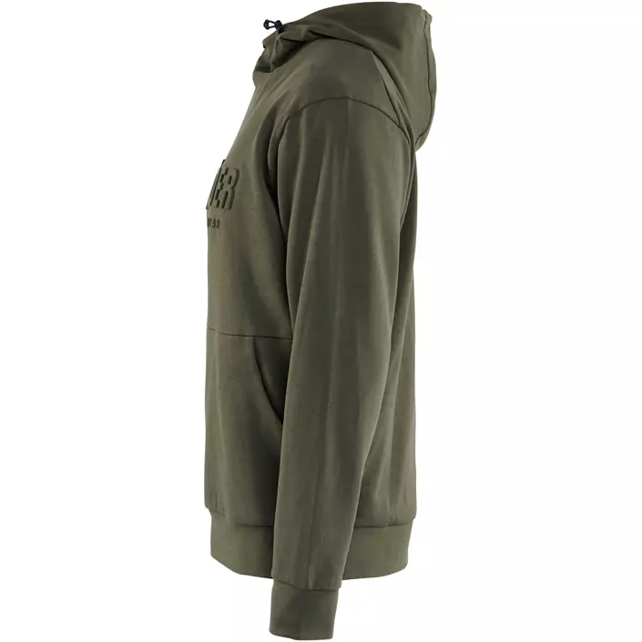 Blåkläder hoodie 3D, Skogsgrön, large image number 3