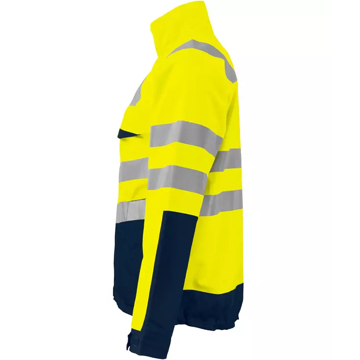 ProJob work jacket 6415, Hi-vis Yellow/Marine, large image number 2