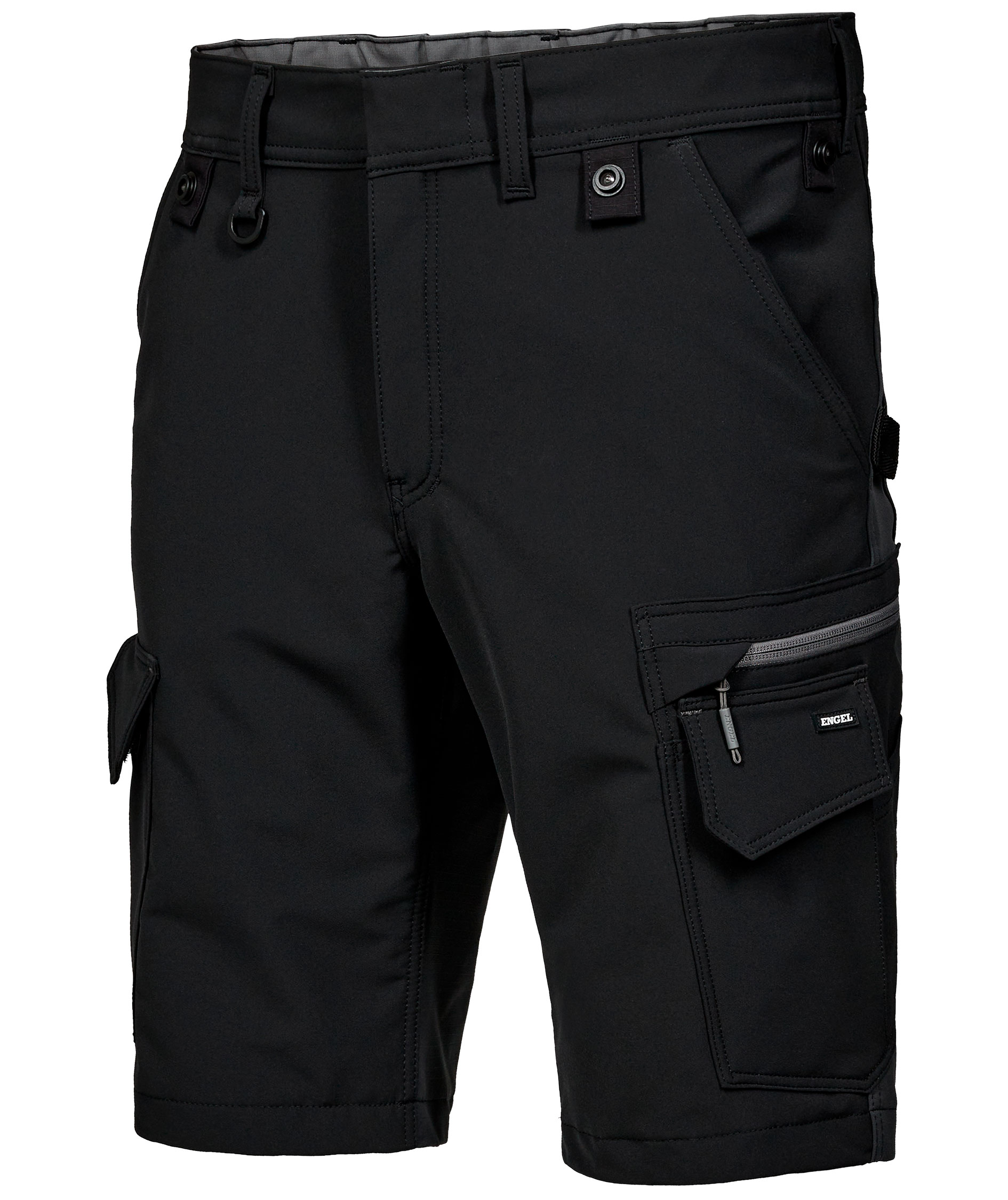Engel Entire shorts full stretch, Black/Anthracite Grey, large image number 5