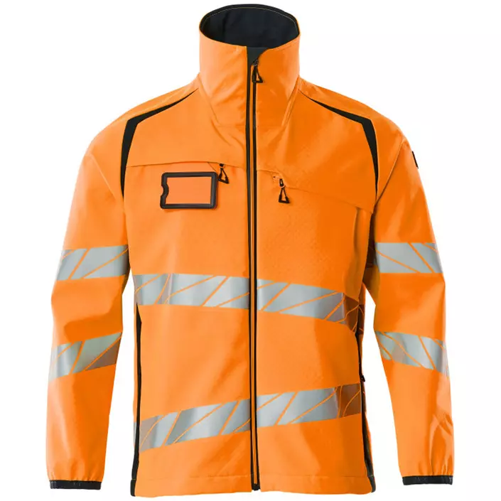 Mascot Accelerate Safe softshell jacket, Hi-vis Orange/Marine, large image number 0