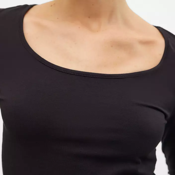 Vero Moda VMMAXI MY SOFT langärmliges Damen T-Shirt, Black, large image number 3