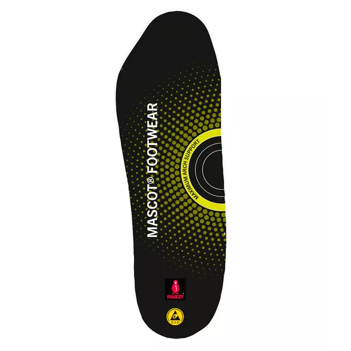Mascot high arch support insoles, Black, large image number 0