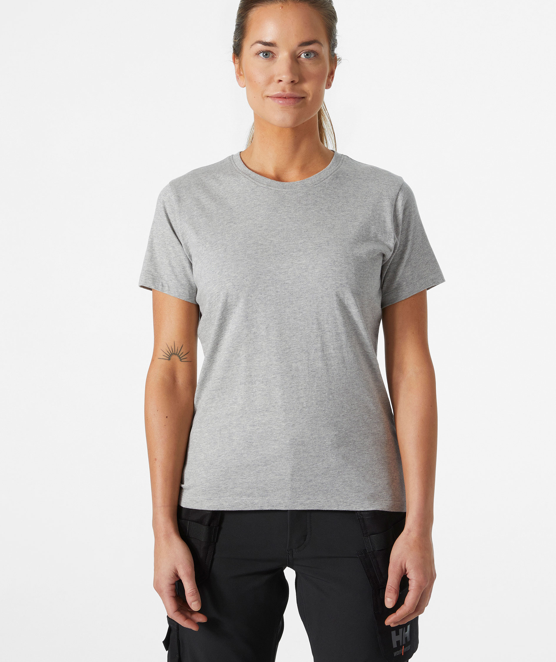 Helly Hansen Classic  women's T-shirt, Grey melange