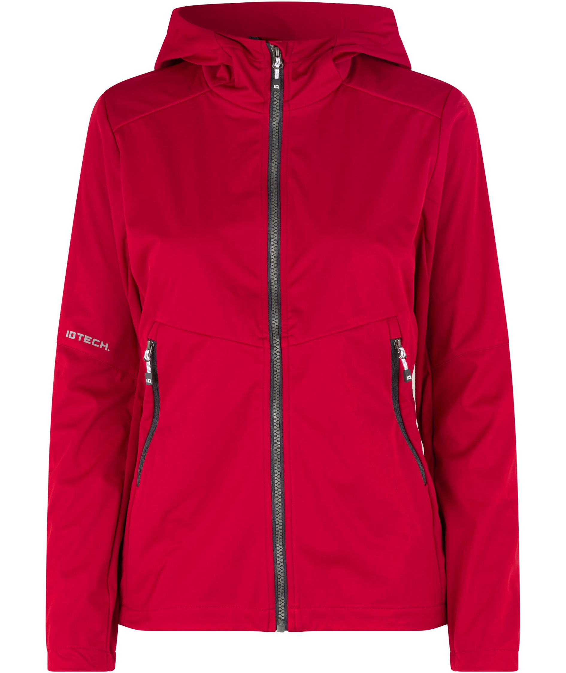 ID l&auml;tte softshelljacke dam, R&ouml;d, R&ouml;d, swatch