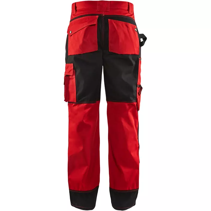 Blåkläder work trousers, Red/Black, large image number 1