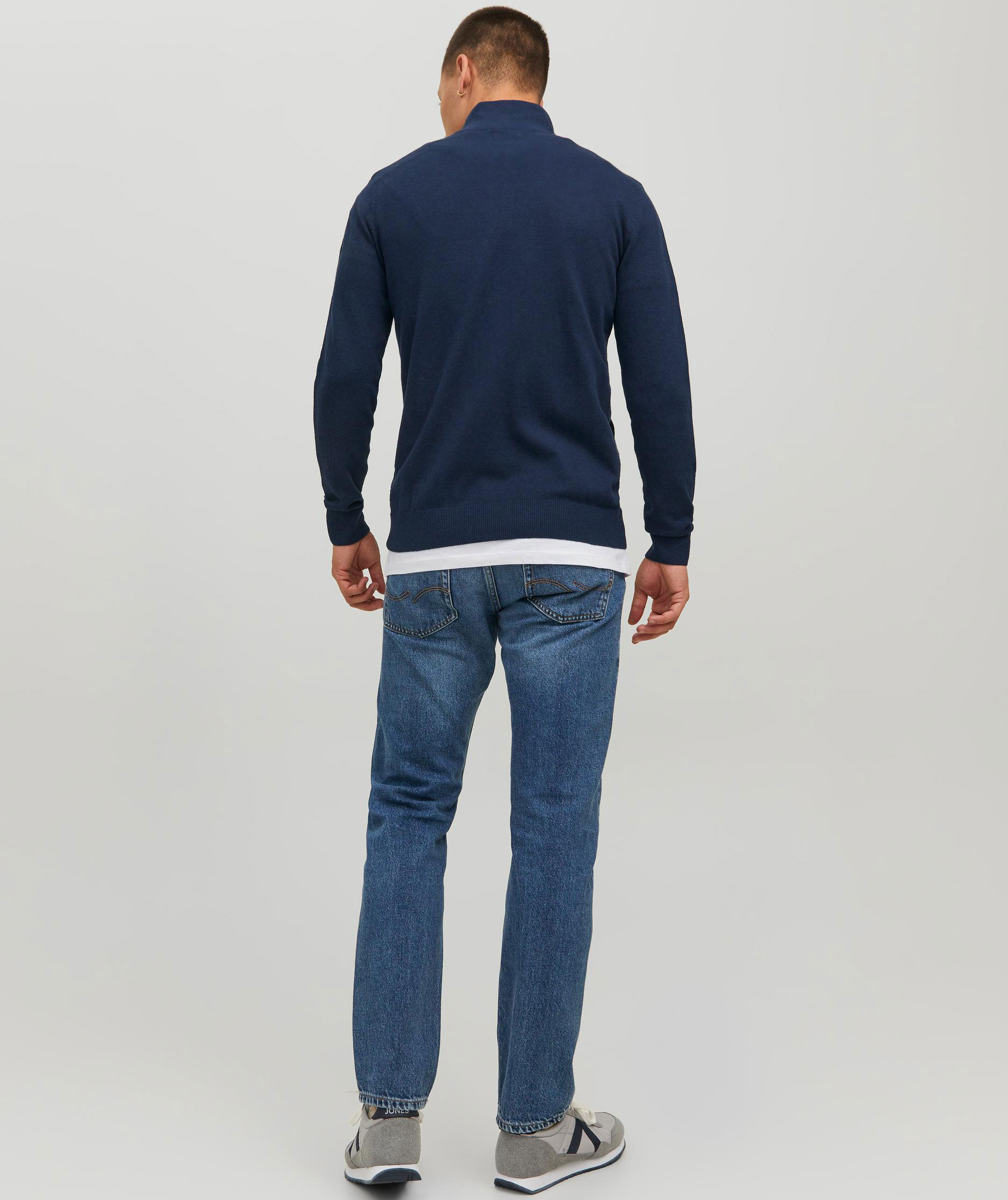 Jack & Jones JJEEMIL knitted cardigan, Navy Blazer, large image number 2