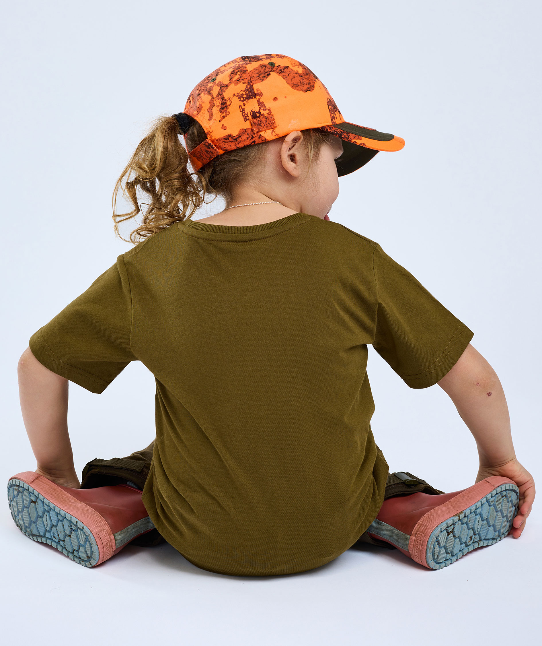 Pinewood&nbsp;Wild Boar T-shirt til b&oslash;rn, Hunting Olive, large image number 2