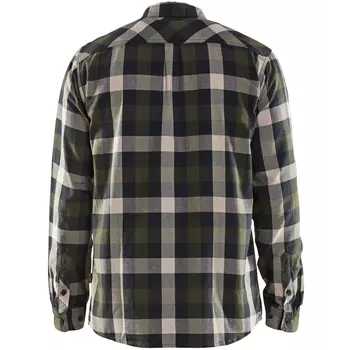 Blåkläder flannel lumberjack shirt, Olive Green/Black