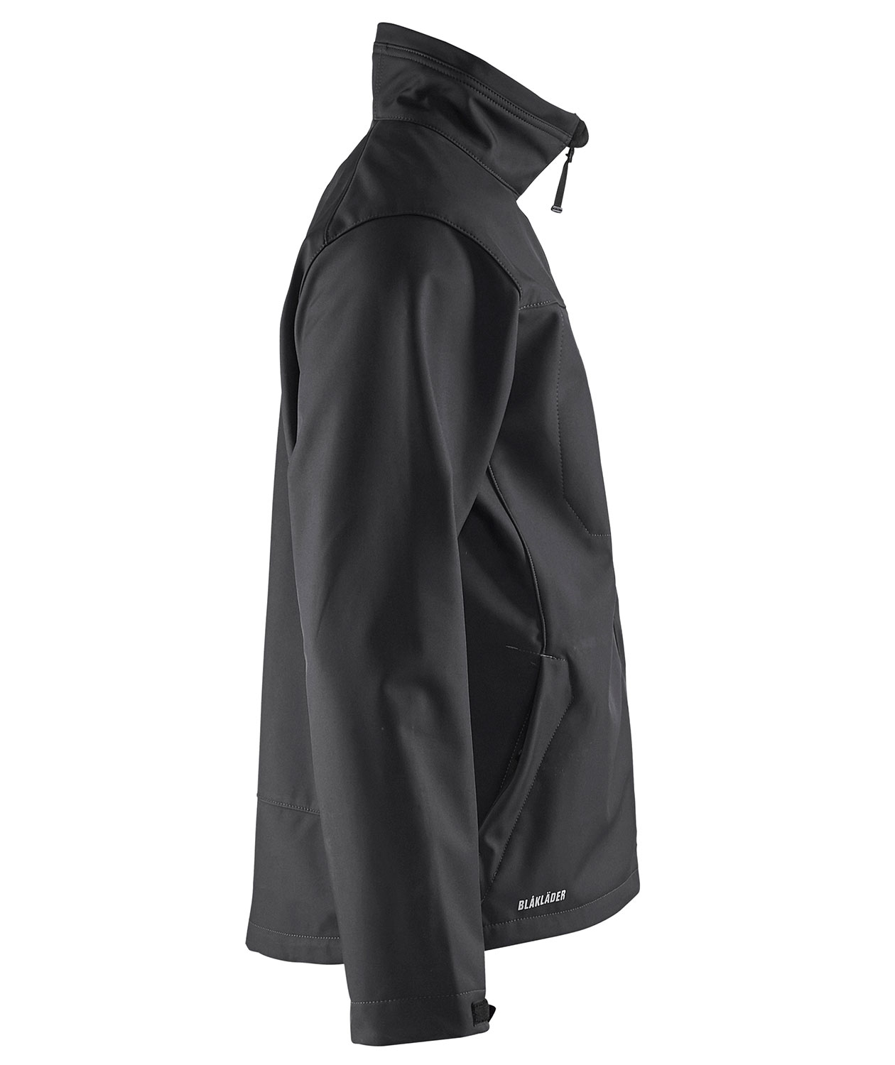 Bl&aring;kl&auml;der softshelljakke, Sort, large image number 2