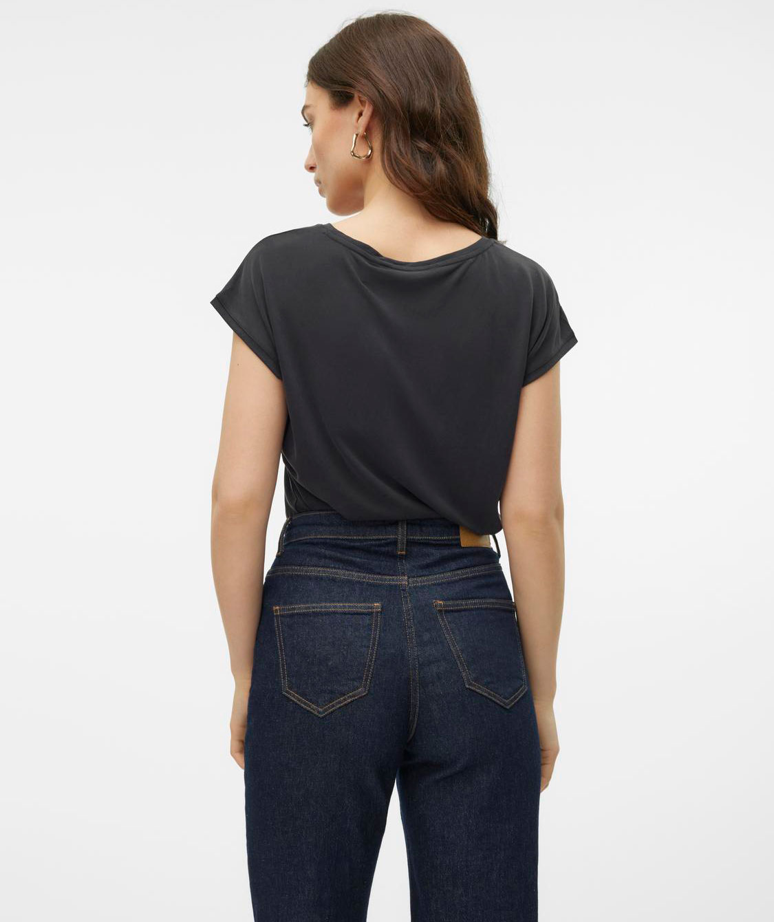 Vero Moda VMFILLI T-shirt dam, Black, large image number 2