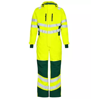 Engel Safety winter coverall, Hi-vis yellow/Green