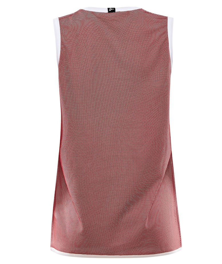 Craft Progress vendbar dame tank top, Bright red/white, large image number 2