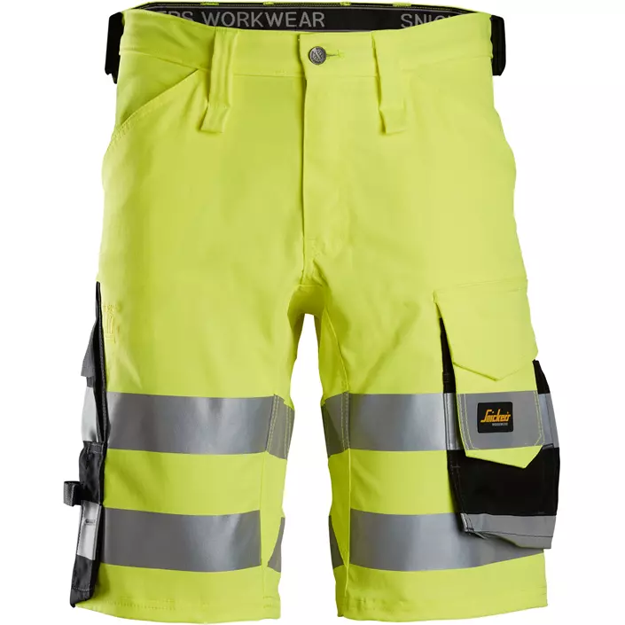 Snickers work shorts 6136, Hi-vis Yellow/Black, large image number 0