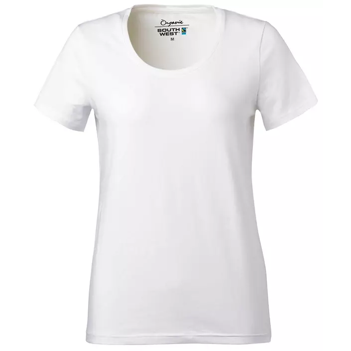 South West Nora økologisk dame T-shirt, Hvid, large image number 0