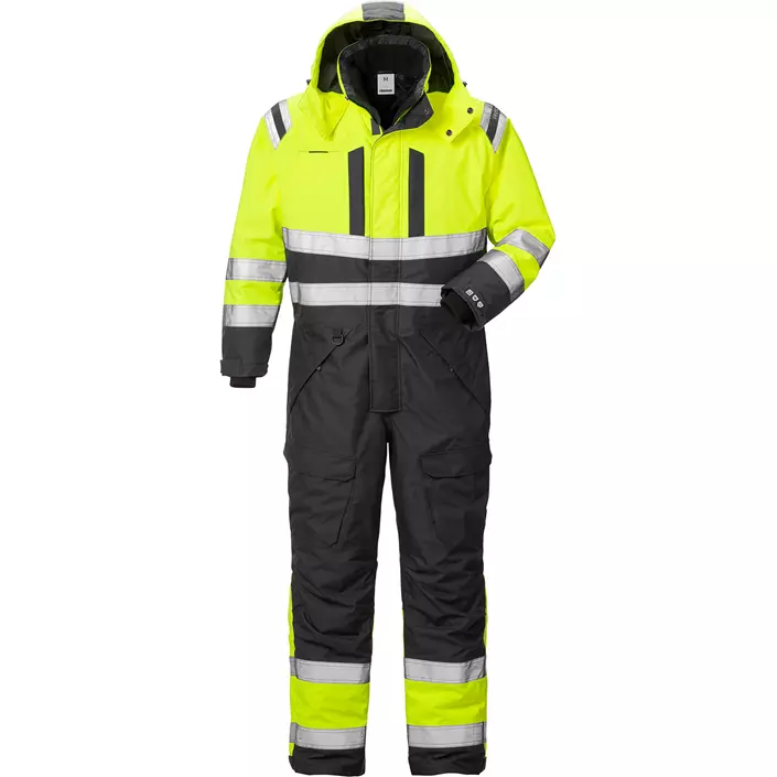 Fristads Airtech® thermal coverall 8015, Hi-vis Yellow/Black, large image number 0