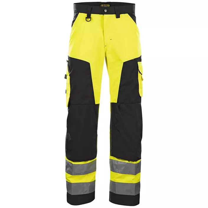 Blåkläder arbejdsbukser, Hi-vis Gul/Sort, large image number 0