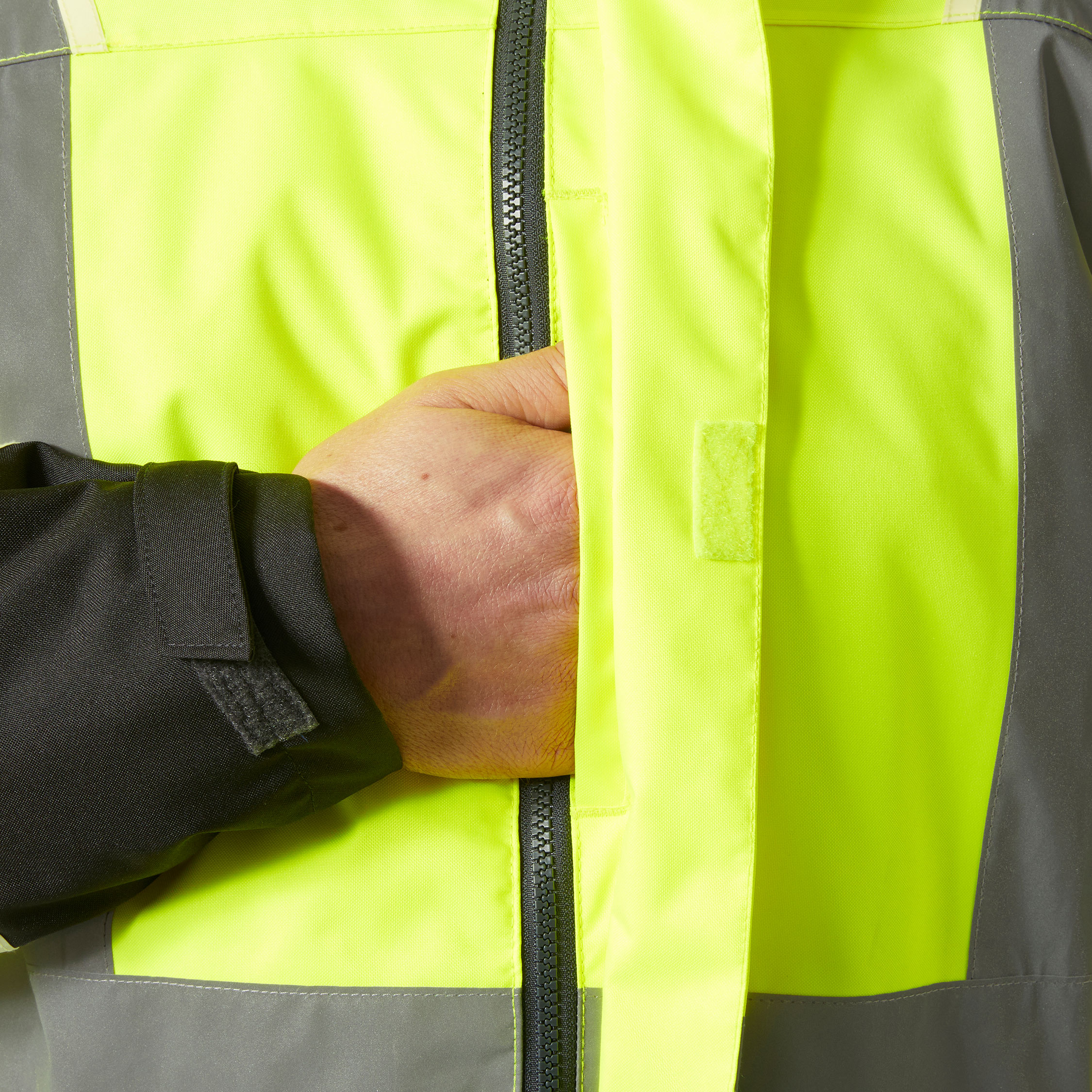 Helly Hansen UC-ME winter jacket, Hi-Vis Yellow, large image number 10