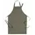 Segers 4579 bib apron with pocket, Olive Green, Olive Green, swatch