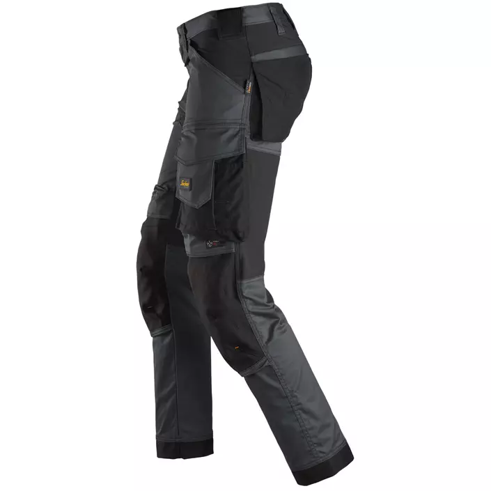 Snickers AllroundWork work trousers 6341, Steel Grey/Black, large image number 3