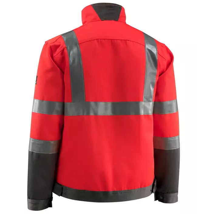 Mascot Safe Light Forster work jacket, Hi-vis red/Dark anthracite, large image number 2