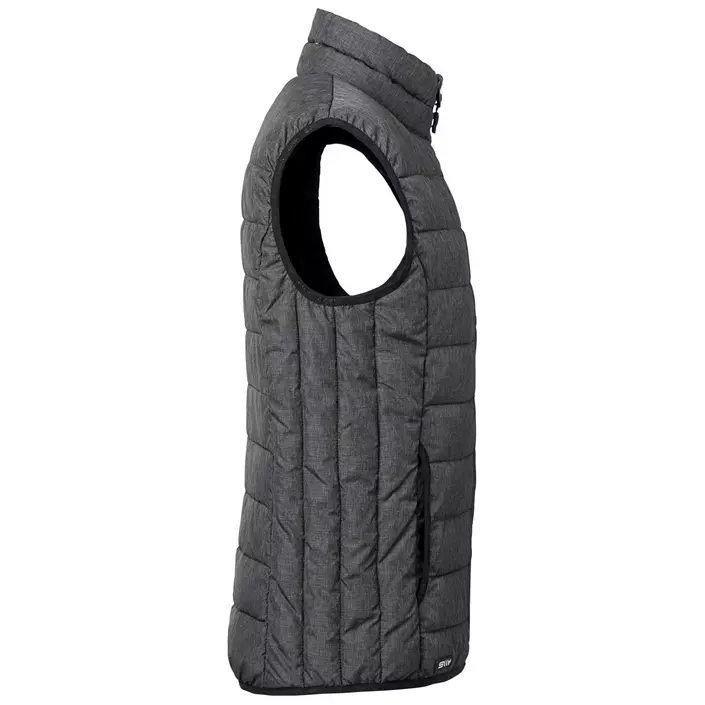 South West Ames quilted ﻿vest, Dark Heather Grey, large image number 1