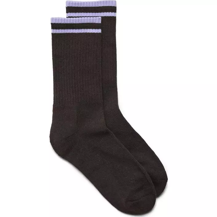 Vero Moda VMMEL DETAIL tennisstrumpor dam, Chocolate Torte Top Lavender, Chocolate Torte Top Lavender, large image number 0