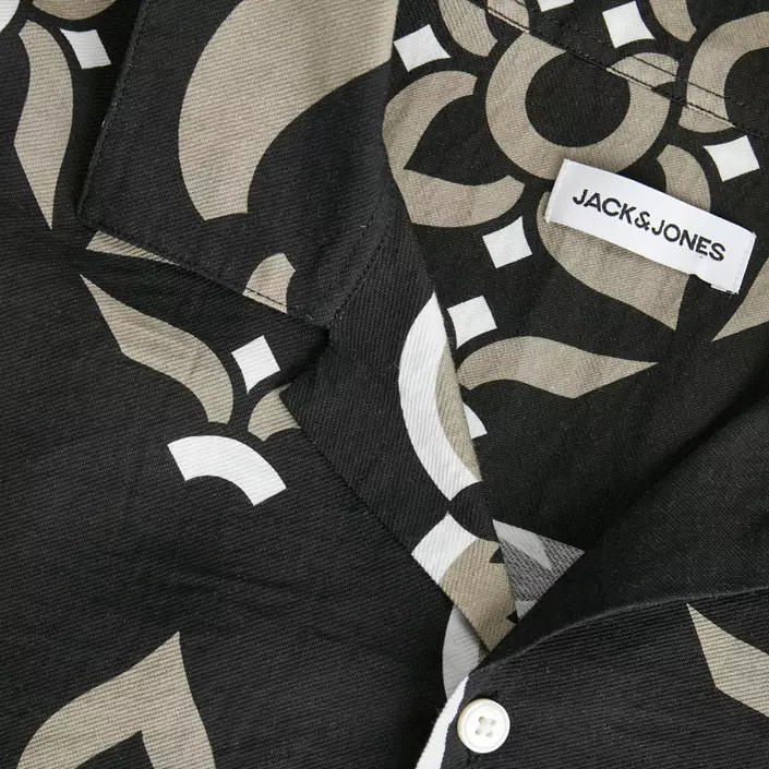 Jack & Jones JJEURBAN EDGE RESORT kortærmet skjorte, Jet black, large image number 2