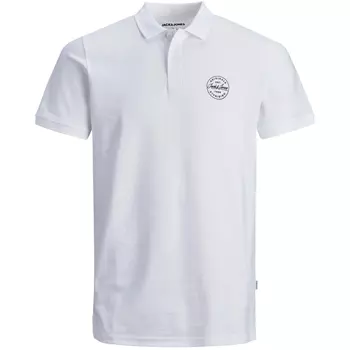 Jack & Jones JJESHARK Plus Size Polo shirt, White Navy Blazer