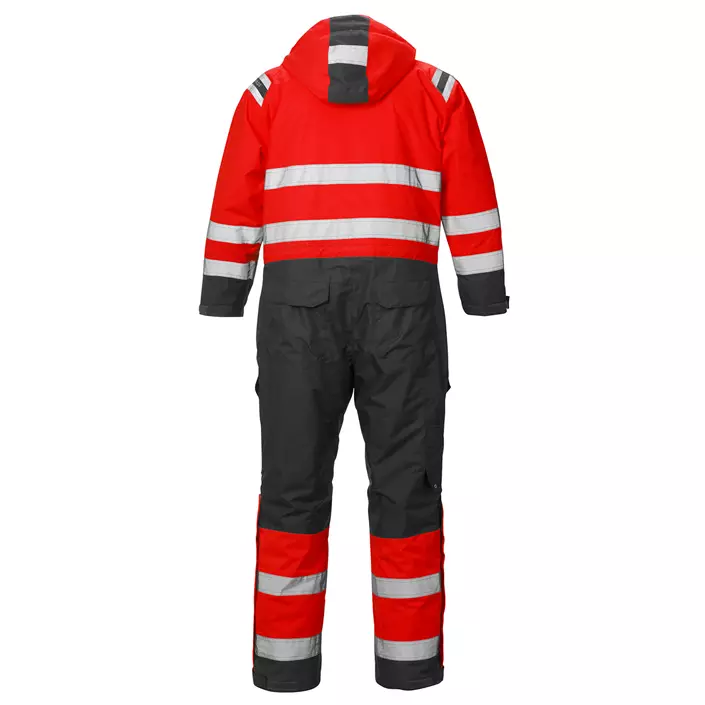Fristads Airtech® thermal coverall 8015, Hi-vis Red/Black, large image number 1
