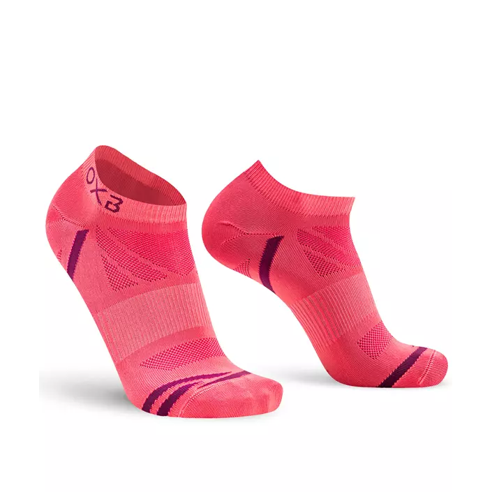 Oxyburn Everyday 2-pack ankle socks, Pink/Black, large image number 0