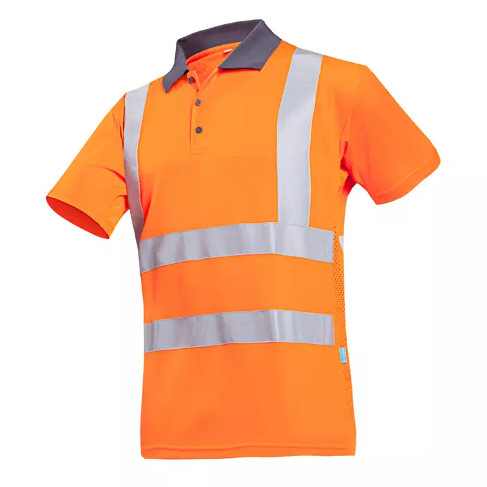 SIOEN Popola polo T-shirt, Hi-vis Orange, large image number 0