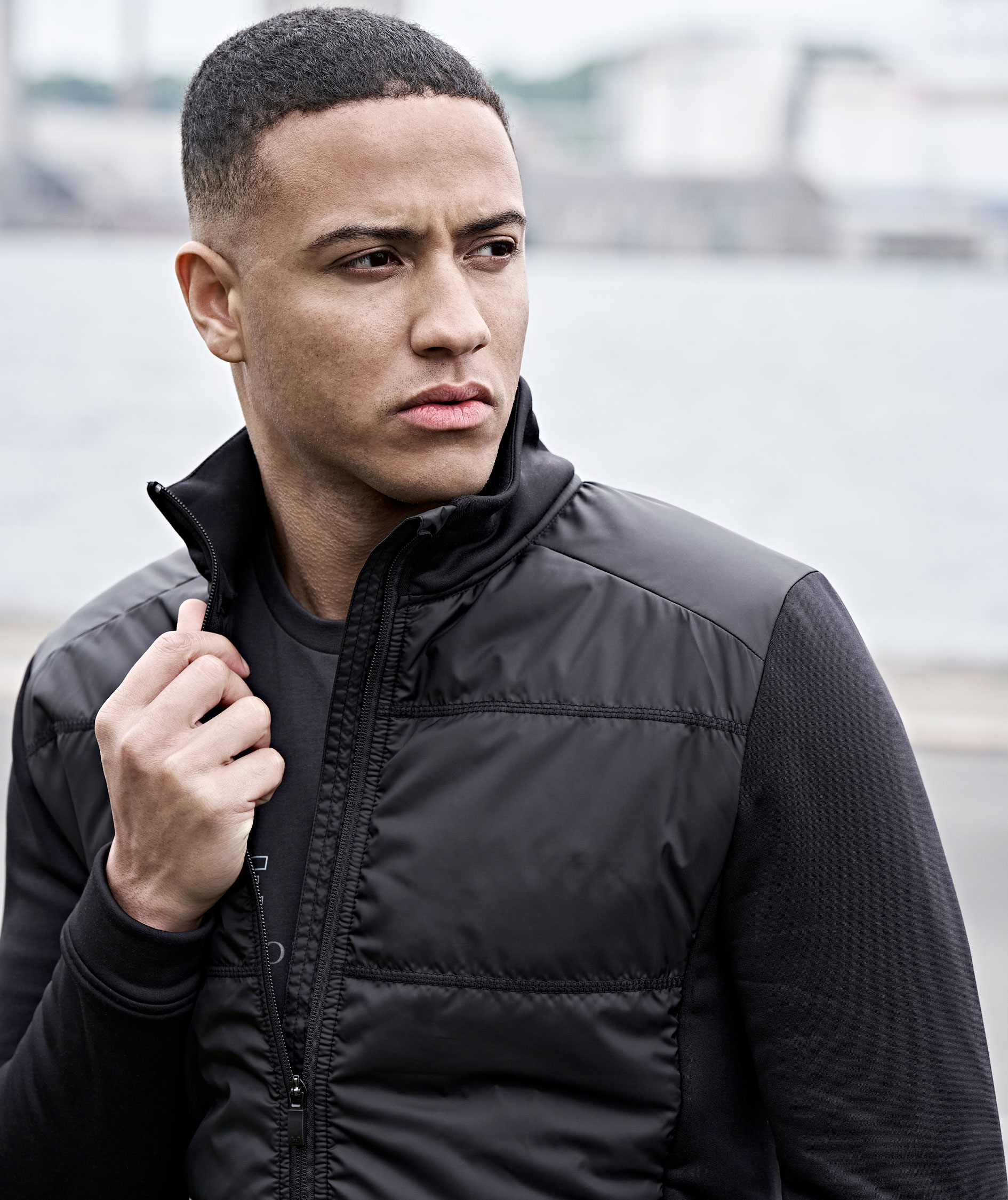 Tee Jays hybrid-stretch jacket, Black, large image number 5