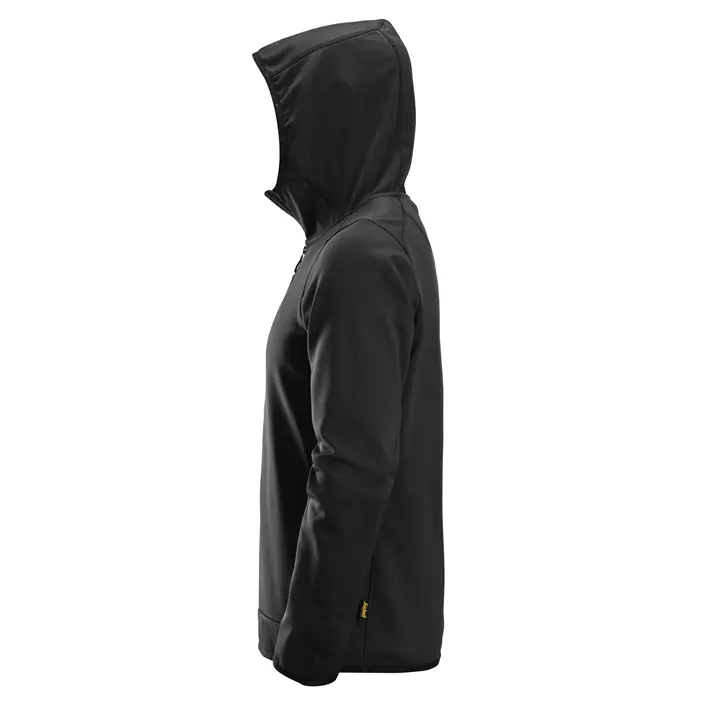 Snickers AllroundWork fleece hoodie 8058, Black, large image number 3