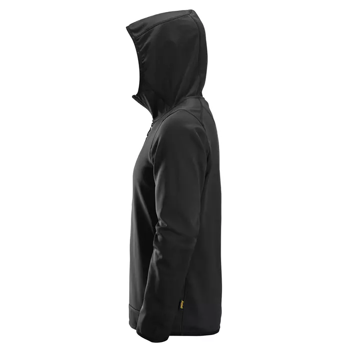 Snickers AllroundWork fleece hoodie 8058, Black, large image number 3