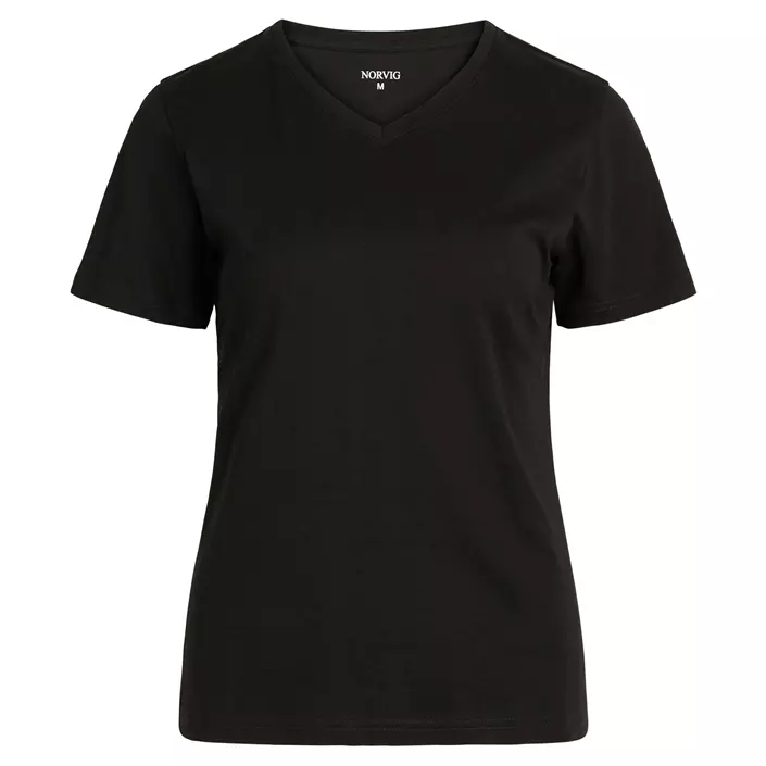 NORVIG dame T-shirt, Svart, large image number 0