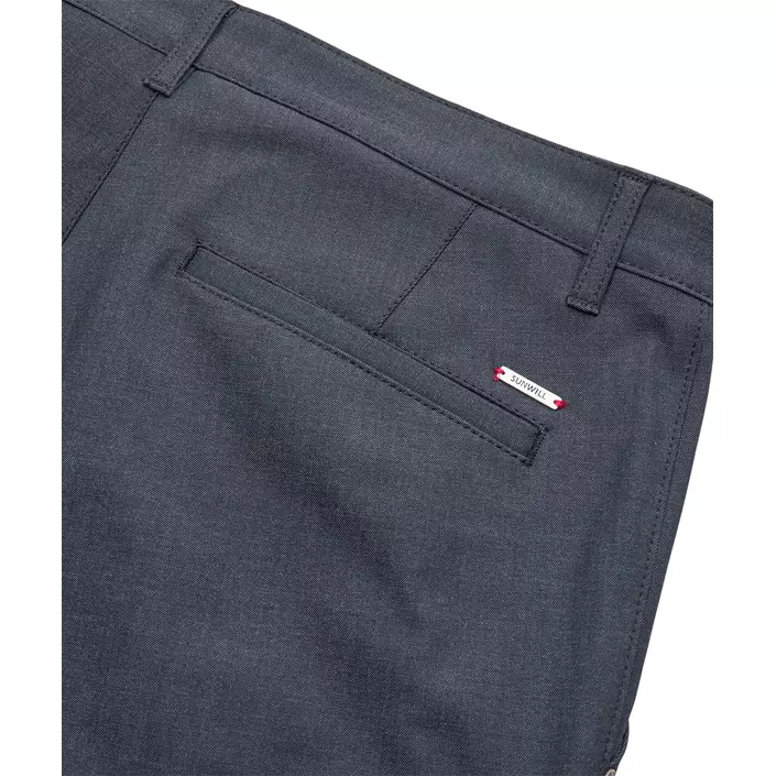 Sunwill Extreme Flexibility Slim fit trousers, Navy, large image number 6