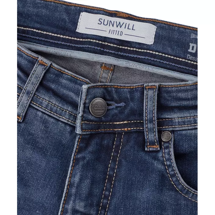 Sunwill Super Stretch Fitted jeans, Dark used wash, large image number 3