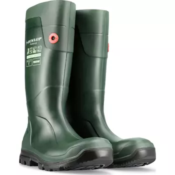 Dunlop Purofort FieldPro sikkerhedsgummistøvler S5, Grøn