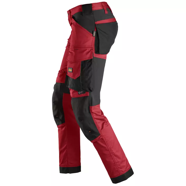 Snickers AllroundWork arbeidsbukse 6341, Chili Red/Black, large image number 3