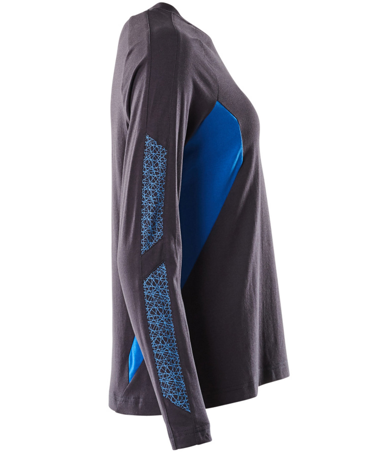 Mascot Accelerate lang&aelig;rmet dame T-shirt, M&oslash;rk Marine/Azurbl&aring;, large image number 2