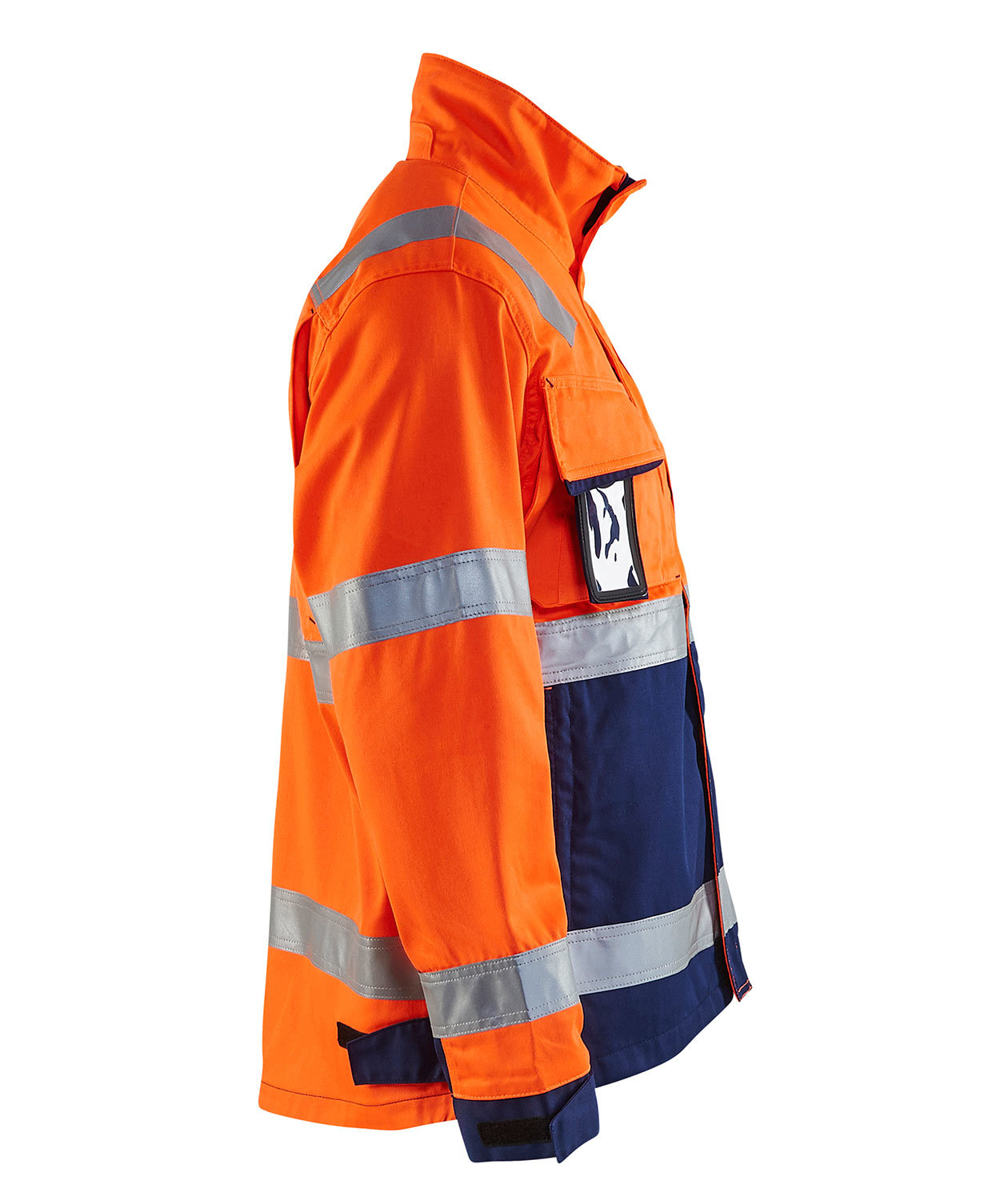 Bl&aring;kl&auml;der arbejdsjakke, Orange/Marine, large image number 1