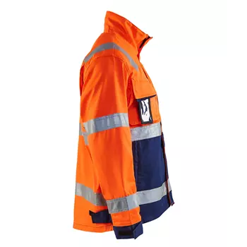 Blåkläder work jacket, Orange/Marine