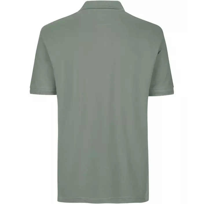 ID PRO Wear Polo T-skjorte med brystlomme, Støvete grønt, large image number 1