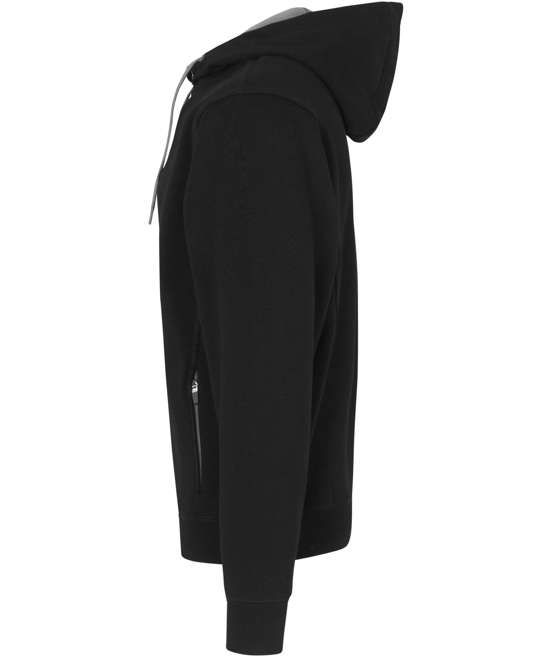 ID Identity bonded hoodie med blixtl&aring;s, Svart, large image number 2