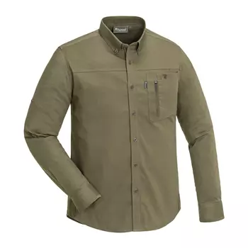 Pinewood Tiveden modern fit insect-stop skjorta, Jagar oliver